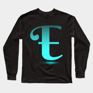 Letter E Letter Art Long Sleeve T-Shirt